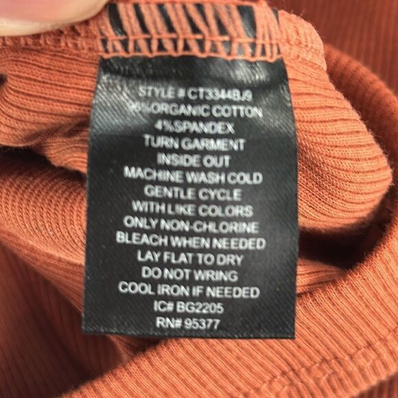 Sanctuary Hot Shot Ribbed One Should Tank- Earth- Size M- NWT - Picture 6 of 7